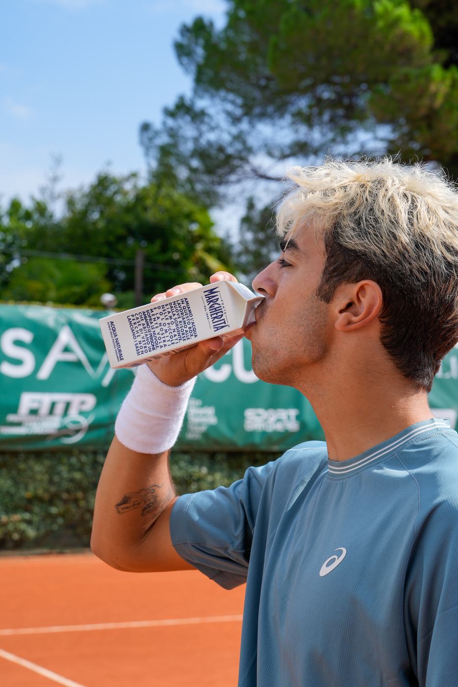 Lesa Cup, giocatore in azione