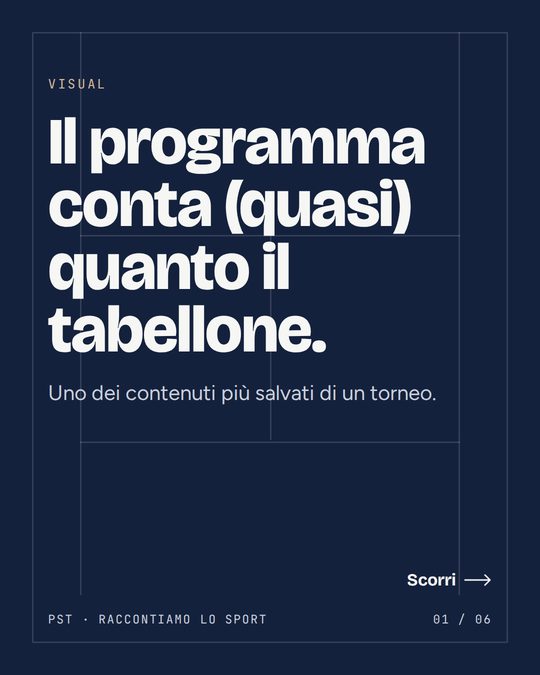 Grafica di un carosello PST